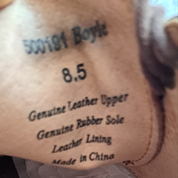 Men"s Aston Grey Boyle Collection Wingtip Oxford Shoes. Brown Leather.Size 8 1/2 - Picture 8 of 9